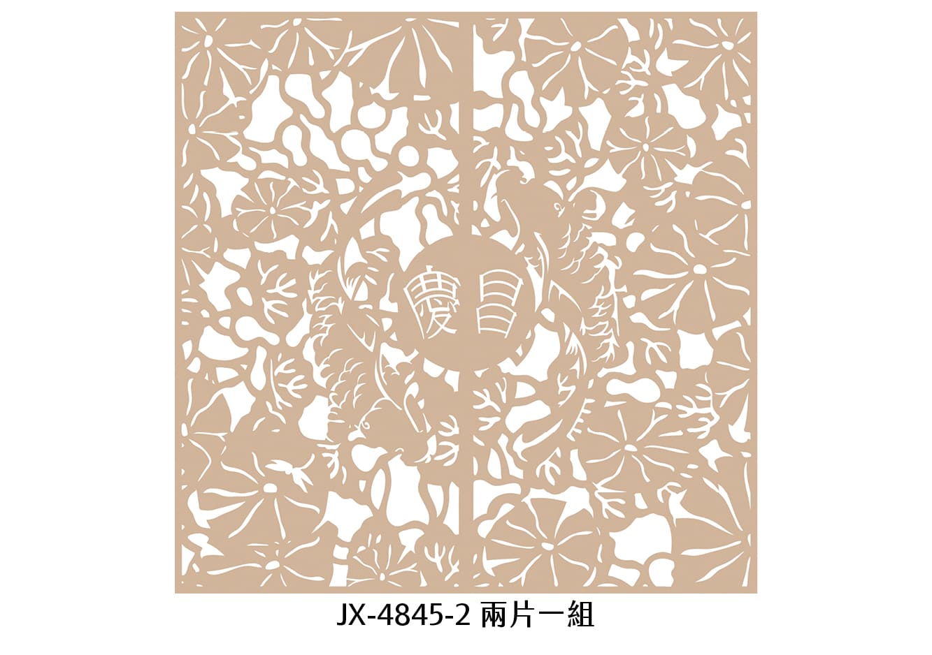 CNC藝術花窗-4x8尺