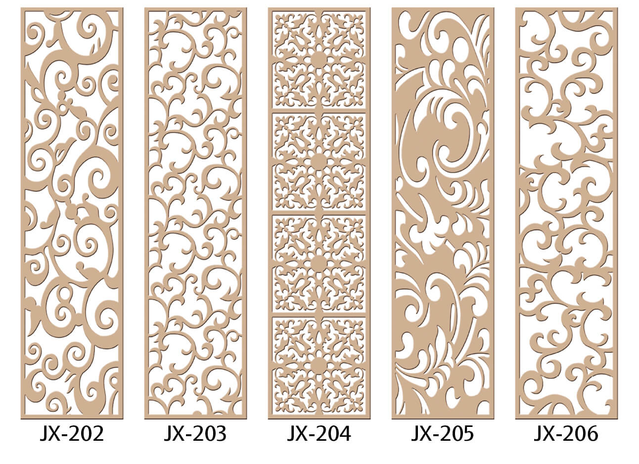 CNC藝術花窗-2x8尺