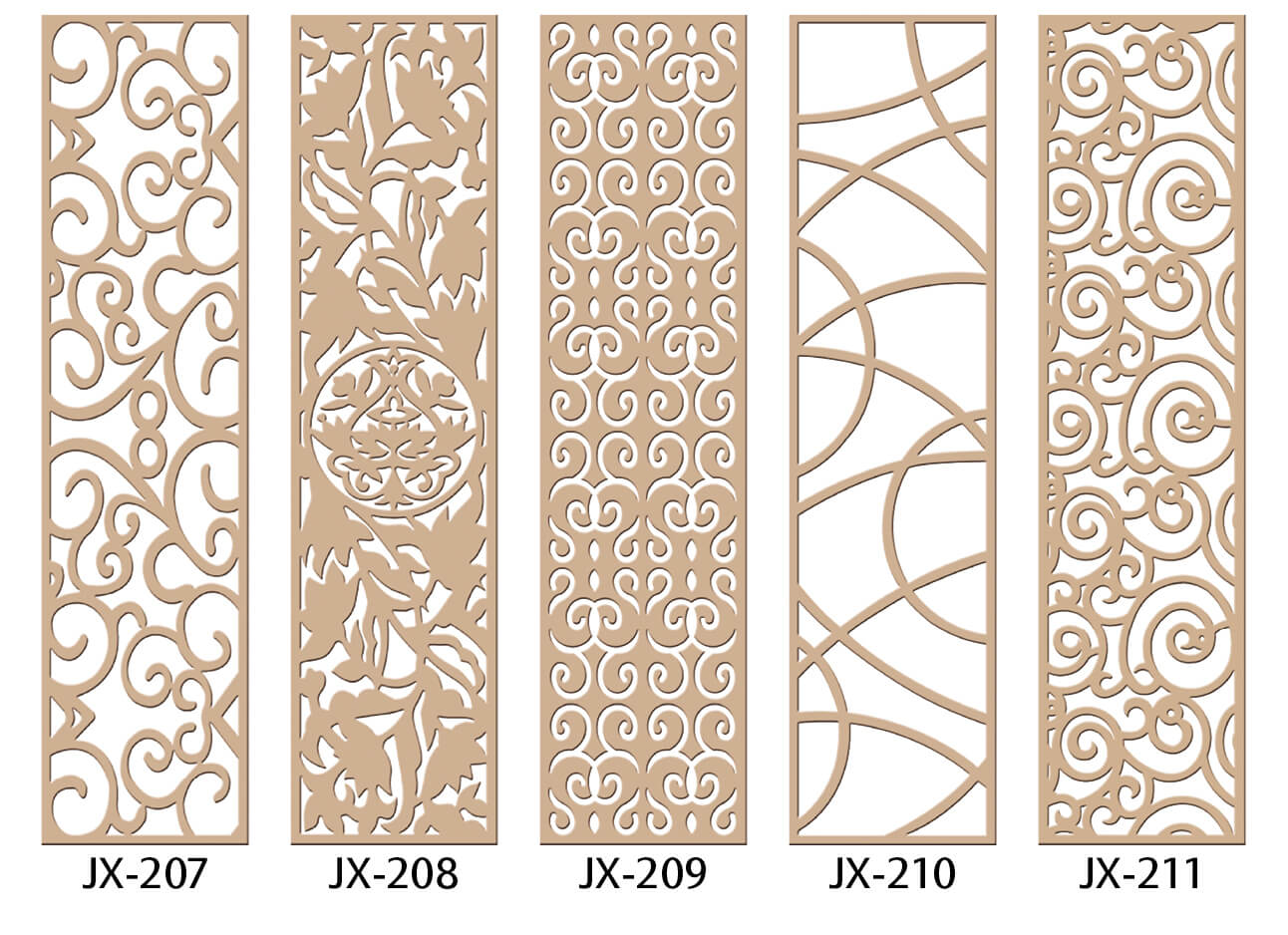 CNC藝術花窗-2x8尺