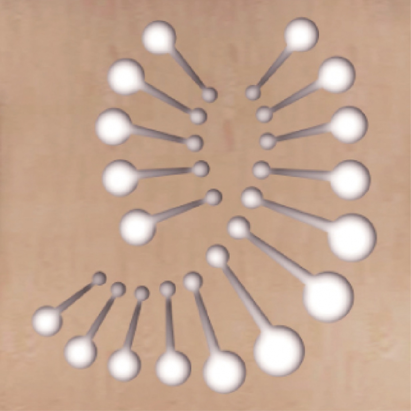 CNC藝術花窗-2x2尺