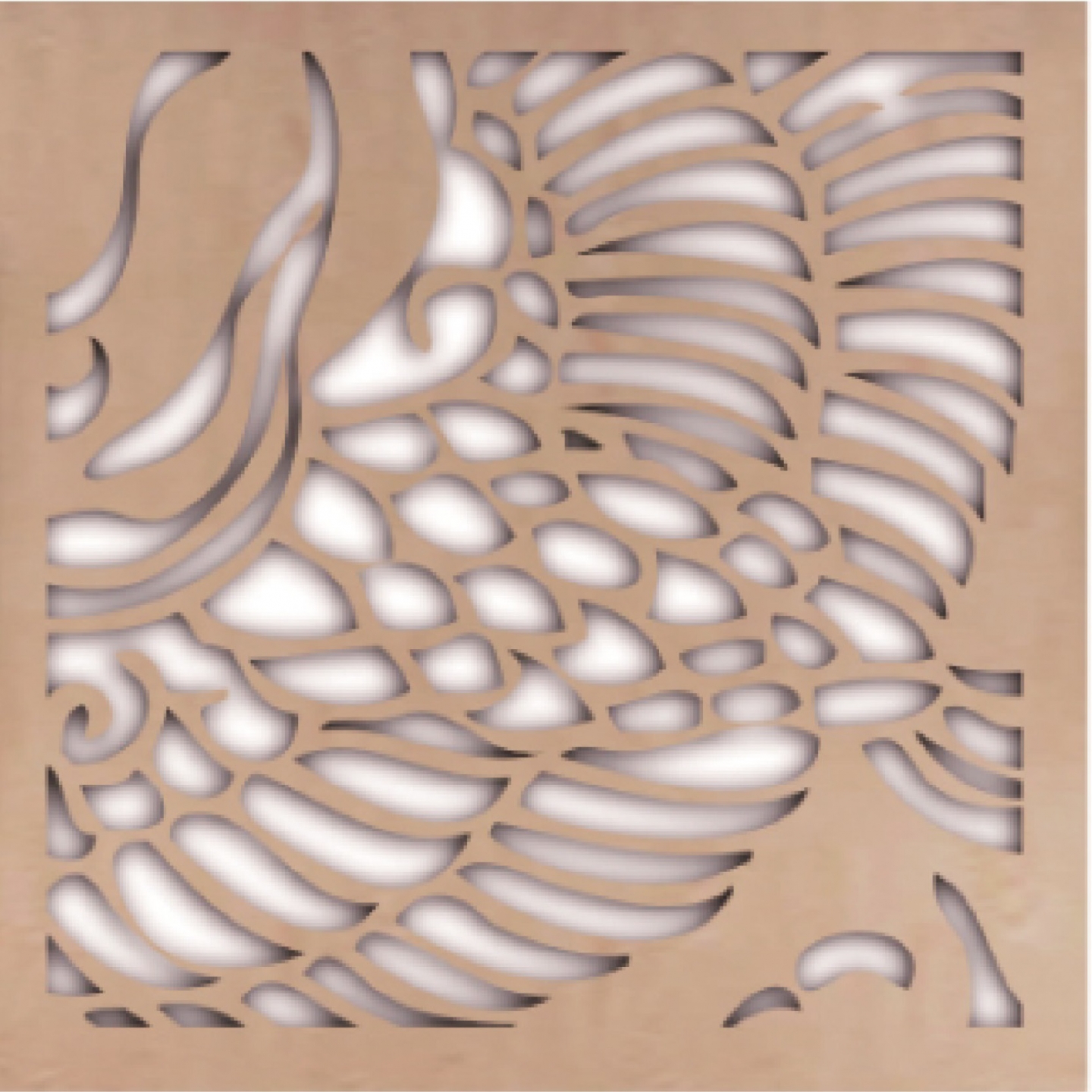 CNC藝術花窗-2x2尺