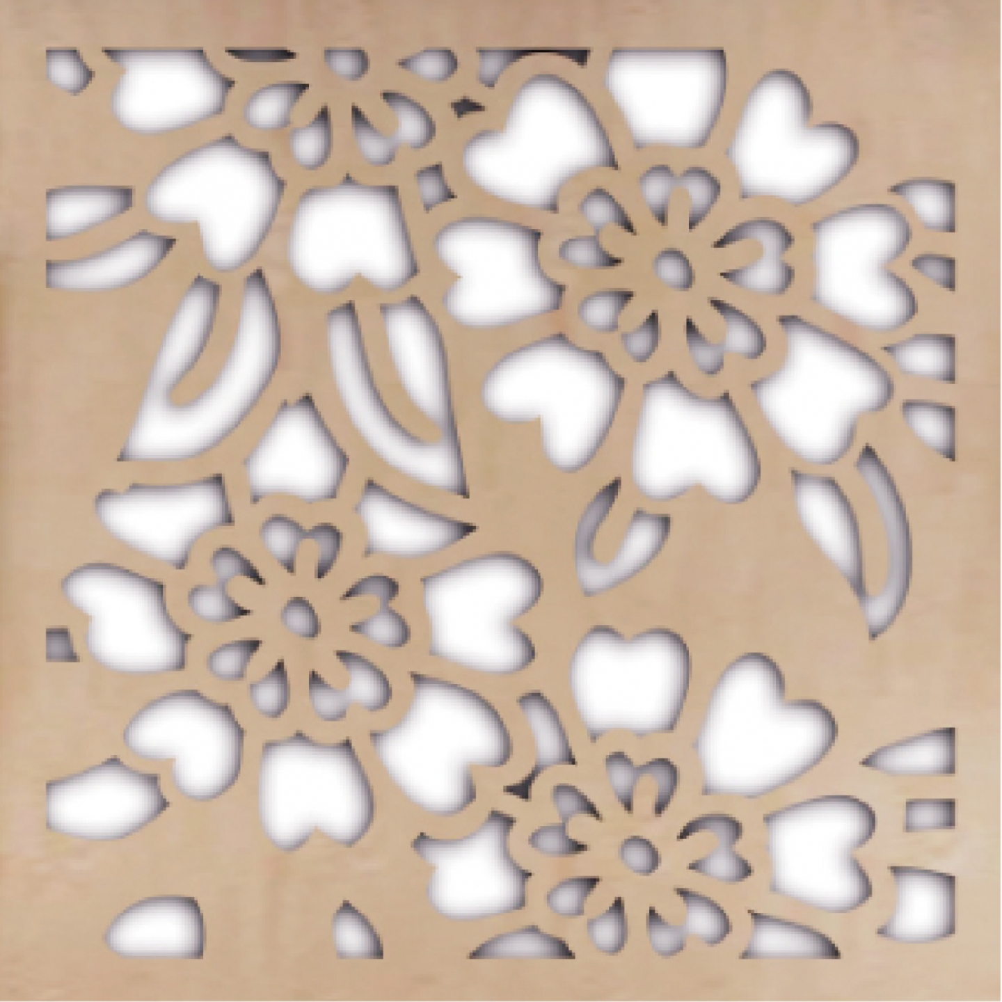 CNC藝術花窗-2x2尺