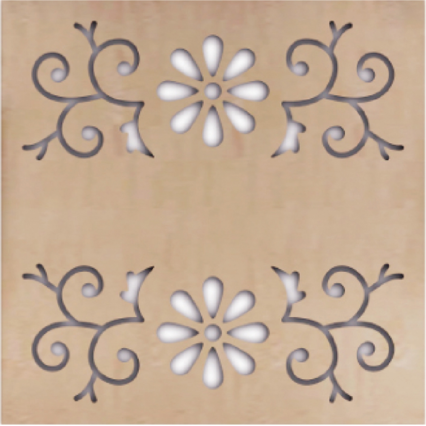 CNC藝術花窗-2x2尺