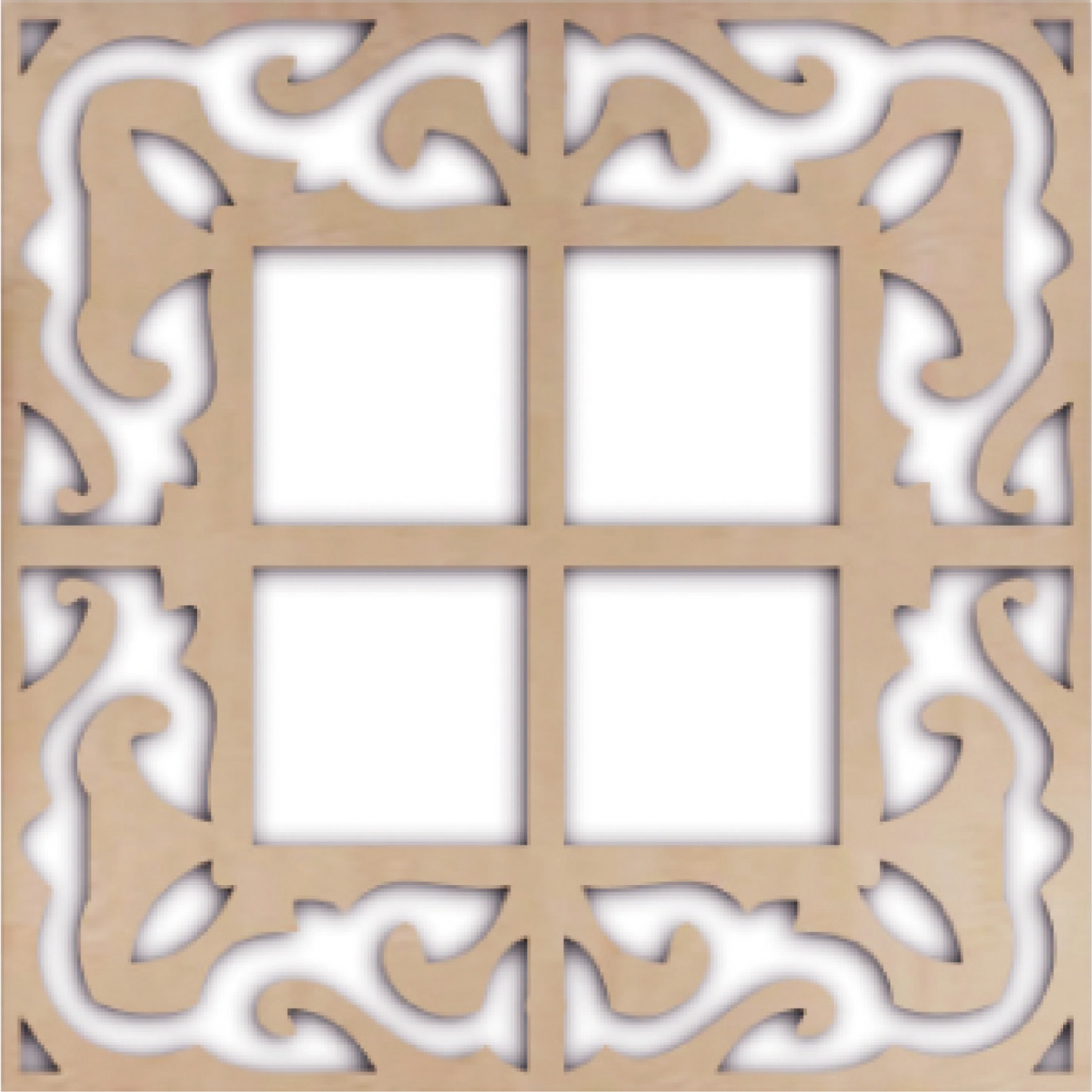 CNC藝術花窗-2x2尺